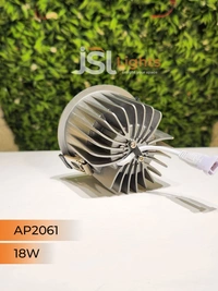 APRA AP2061 18W Silver Deep Recessed COB Downlight PB Reflector - 18W, 4000K, Silver PB