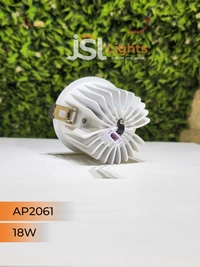 APRA AP2061 18W White Deep Recessed COB Downlight GD Reflector - 18W, 3000K, White GD