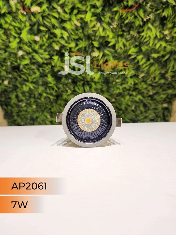 APRA AP2061 7W Silver Deep Recessed COB Downlight PB Reflector - 7W, 4000K, Silver PB