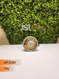 APRA AP2061 7W Silver Deep Recessed COB Downlight GD Reflector - 7W, 3000K, Silver GD