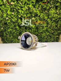 APRA AP2061 7W Silver Deep Recessed COB Downlight PB Reflector - 7W, 4000K, Silver PB