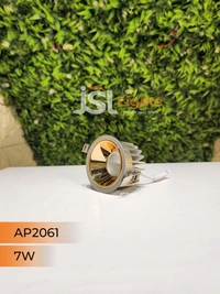 APRA AP2061 7W Silver Deep Recessed COB Downlight GD Reflector - 7W, 4000K, Silver GD