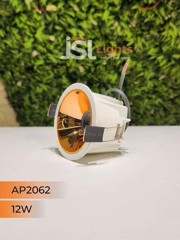 APRA AP2062 12W White Deep Recessed COB Downlight RG Reflector - 4000K, White