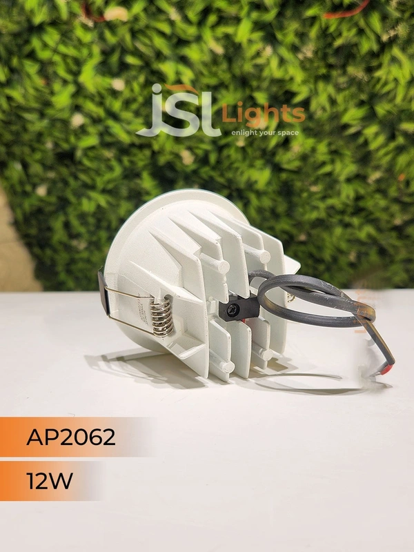 APRA AP2062 12W White Deep Recessed COB Downlight RG Reflector - 4000K, White