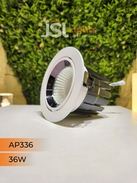 APRA AP 336 Round Deep Recessed COB Downlight - 36W, 4000K
