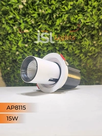 APRA AP8115 15W Deep Recessed COB Pop Up Downlight - 15W, 4000K, White