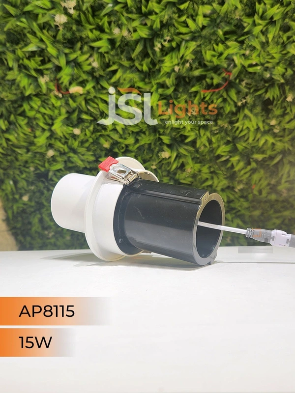 APRA AP8115 15W Deep Recessed COB Pop Up Downlight - 15W, 4000K, White