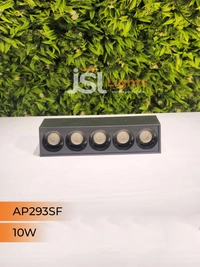 APRA AP293 10W Black Linear Surface COB Spotlight - 4000K, Black