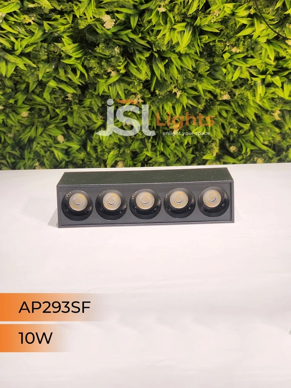 APRA AP293 10W Black Linear Surface COB Spotlight - 3000K, Black