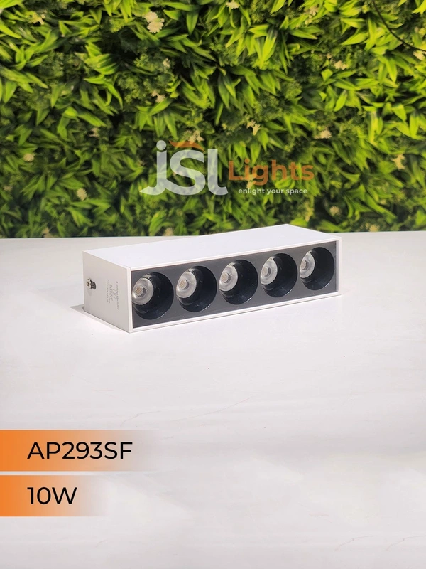 APRA AP293 10W White Linear Surface COB Spotlight - 3000K, White