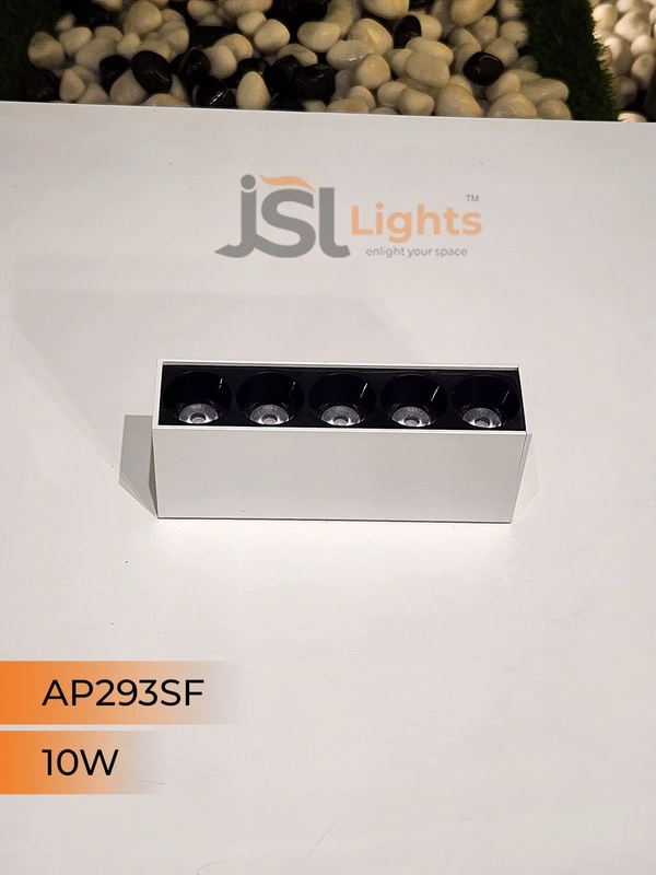 APRA AP293 10W White Linear Surface COB Spotlight - 4000K, White