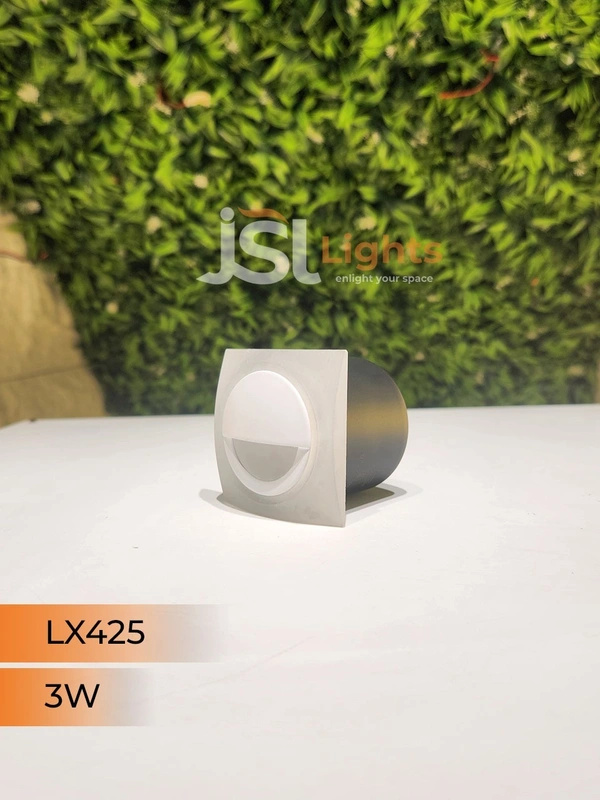 LX425 3W Led Foot Light - Black, SQ