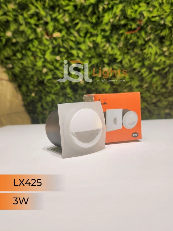 LX425 3W Led Foot Light - White, SQ