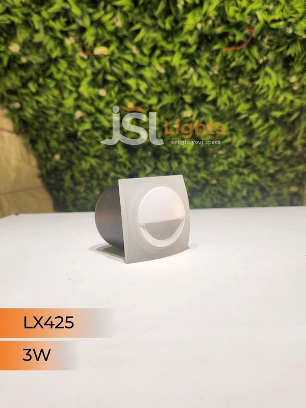 LX425 3W Led Foot Light - Black, SQ