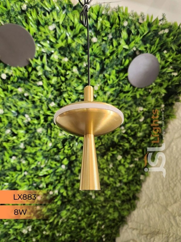 LX 883 6+2W GD Surface Hanging Light - GD, 3000K