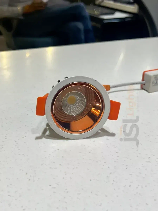 LX 465 12W White Deep Recessed COB Downlight - 12W, 3000K, PKW RG