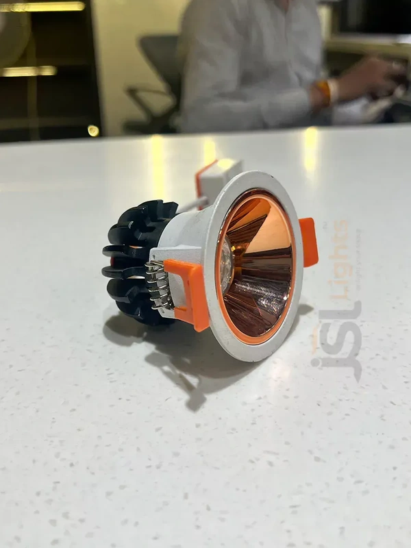 LX 465 12W White Deep Recessed COB Downlight - 12W, 3000K, PKW RG