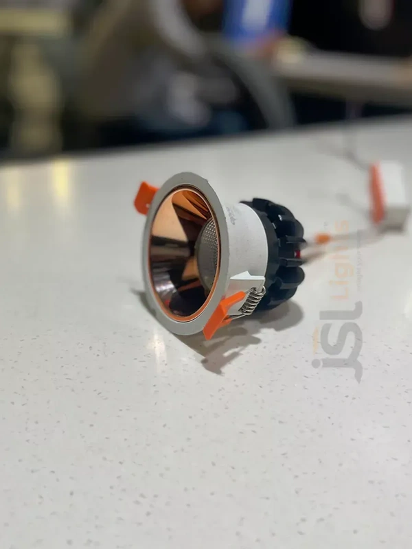 LX 465 12W White Deep Recessed COB Downlight - 12W, 3000K, PKW RG