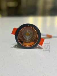 LX 465 12W Black Deep Recessed COB Downlight - 12W, 3000K, Black RG