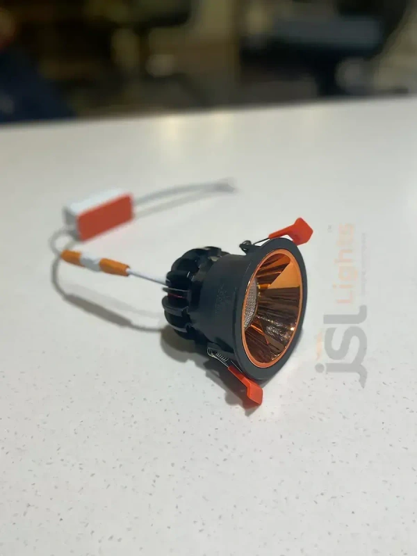 LX 465 5W Black Deep Recessed COB Downlight - 5W, 4000K, Black RG