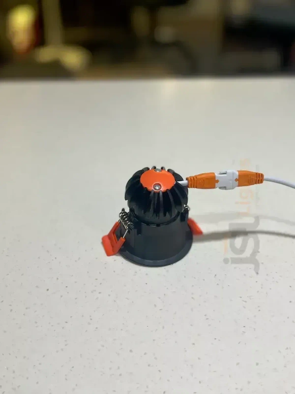 LX 465 5W Black Deep Recessed COB Downlight - 5W, 4000K, Black RG