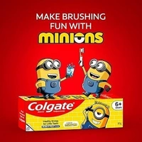 Colgate Kids Toothpaste, For 6+ Years, Minions, Bubble Fruit Flavour Toothpaste (80 g)