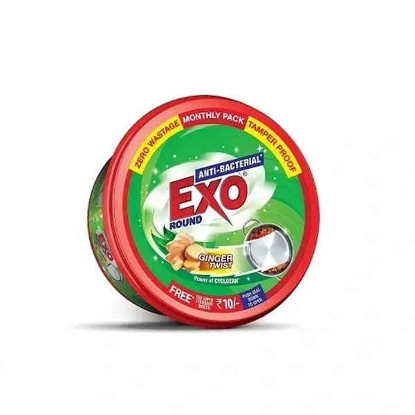 Exo Round Dishwash Bar 500g With Exo Super Scrubber Free