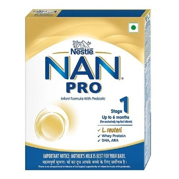 NAN PRO Stage 1 Infant Formula Milk Powder for babies (Up to 6 months) 400g