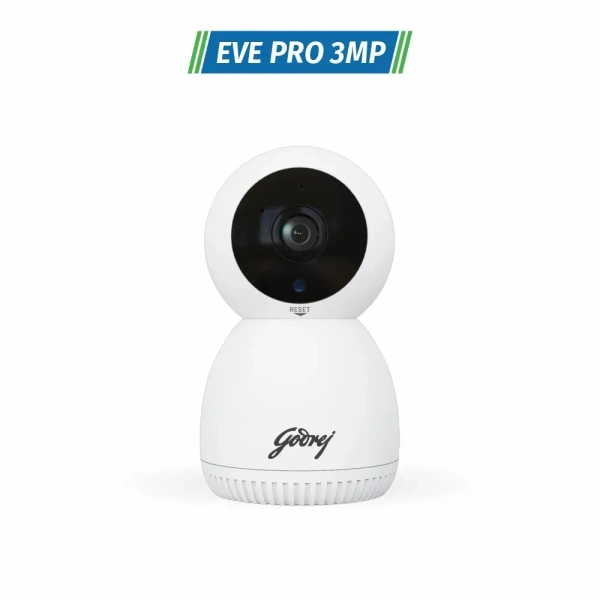 Godrej ace PRO 3MP WIFI PTZ Security Camera With 350 Degree - White
