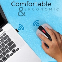 Zebronics ZEBRONICS Zeb-Race Wireless Ambidextrous
Optical Mouse (2.4GHz Wireless, Black) - Black