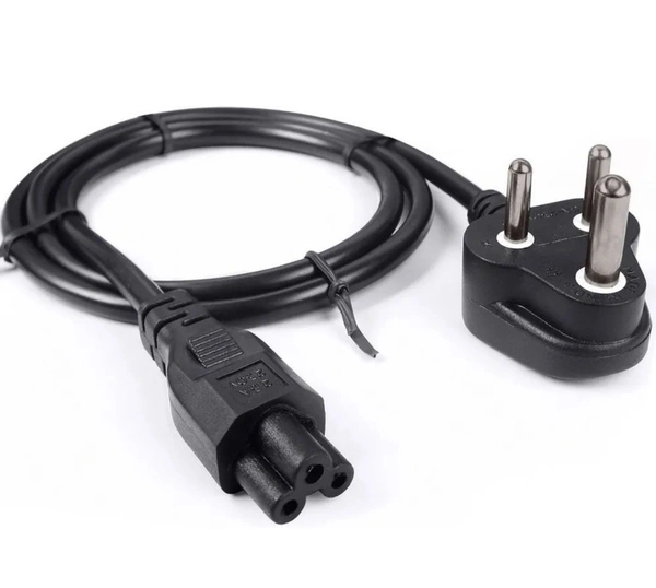 Laptop Power Cable 1.2m – Durable & Reliable Charging Cord - Black, 1.2m