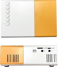 Portable Mini LED Projector | 720p HD Micro Theater Projector with Inbuilt Speaker & Mobile Screen Cast Support - White