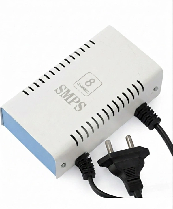 8 Channel CCTV Power Supply ā Stable Voltage Protection | Supports 8 Cameras up to 60ā80M Range