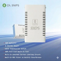 8 Channel CCTV Power Supply ā Stable Voltage Protection | Supports 8 Cameras up to 60ā80M Range