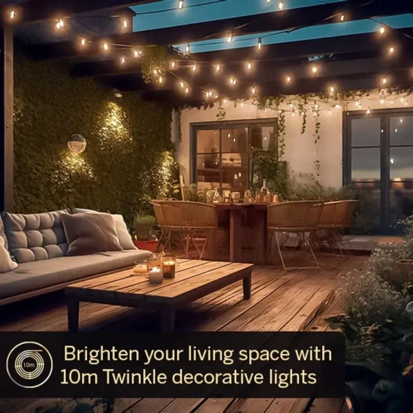 10 MTR HALONIX WARM WHITE DIWALI LIGHTS