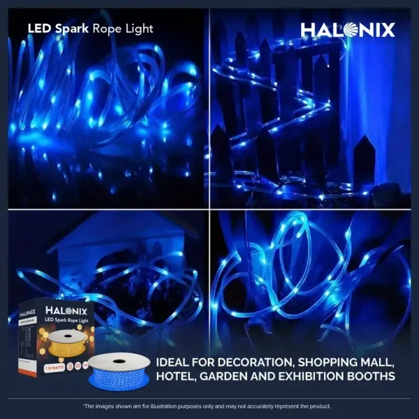 HALONIX 1200 LED 10 MTR BLUE ROPE LIGHT 