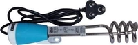 USHA Immersion Water Heater Rod 1500W (IR 3815), Nickel Plated Heating, Copper Heating Element, ISI Certified, 2 Years Warranty (Blue) - Blue