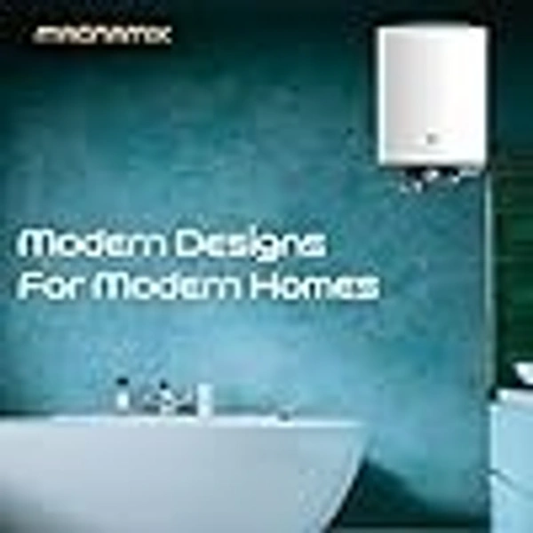 CG Magnamix 25L (25 Litre) Storage Water Heater (Geyser) | with Glassline Tank | 4 Level Safety | Rust Proof body | BEE 5 Star Rated | For Home, Bathroom | White - 1, 1