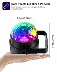  Sound Activated Party Hid Lights With Remote Control Dj Lighting, Rbg Disco