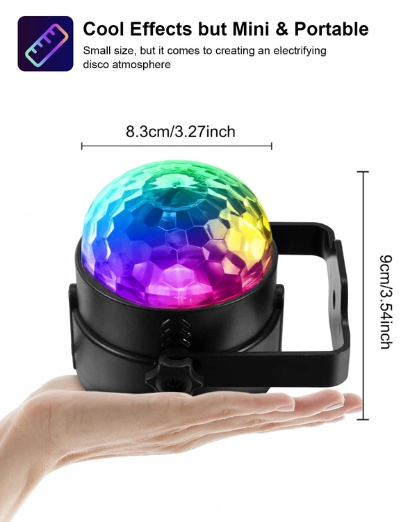  Sound Activated Party Hid Lights With Remote Control Dj Lighting, Rbg Disco