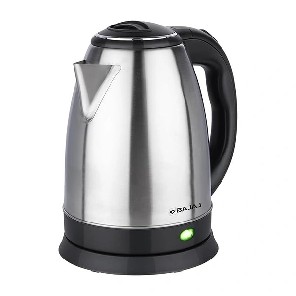 Bajaj KTX 1.8 Litre DLX Electric Kettle |1500 Watts Kettle with Stainless Steel Body | Cordless Operation | Auto Shut-off Mechanism | 2-Yr Warranty | Black