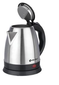 Bajaj KTX 1.5 Litre DLX Electric Kettle | 1350 Watts Kettle with Stainless Steel Body | Cordless Operation | Auto Shut-off Mechanism | 2-Yr Warranty