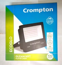 Crompton Led Flood Light 100W Outdoor Waterproof Led Flood Light | Wide Angle Beam| (Cool Day Light 6500K) - Pack Of 1 - Glass