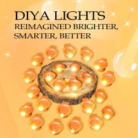  36pcs Water Sensor Diya for Home Decoration,