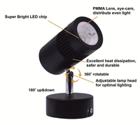 Adjustable Surface Mounted LED Spot Wall Light, Focus Light,20  WATT
