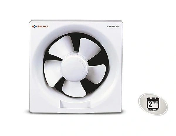 Bajaj Maxima DX 200 mm Exhaust Fan (White)