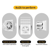 atomberg Efficio Exhaust Fan150mm (6Inches) | BLDC Motor | - 150 MM, WHITE