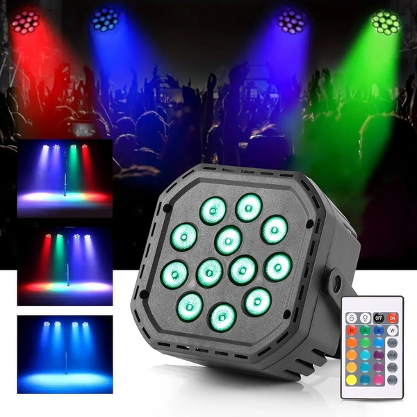  Gesto RGB Stage Par Light -DJ Light with Remote Control |
