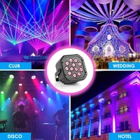  Gesto RGB Stage Par Light -DJ Light with Remote Control |