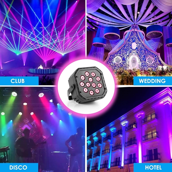  Gesto RGB Stage Par Light -DJ Light with Remote Control |